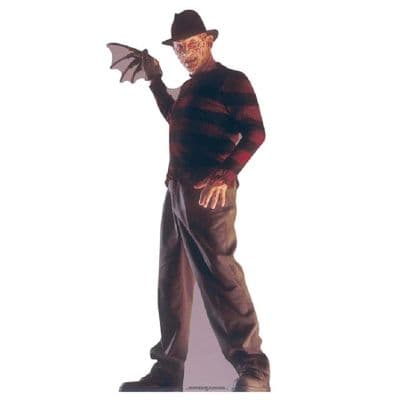A NIGHTMARE ON ELM STREET FREDDY KRUEGER LIFE SIZE CARDBOARD CUT OUT