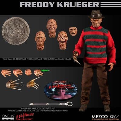 A NIGHTMARE ON ELM STREET ONE:12 COLLECTIVE FREDDY KRUEGER ACTION FIGURE FROM MEZCO TOYZ
