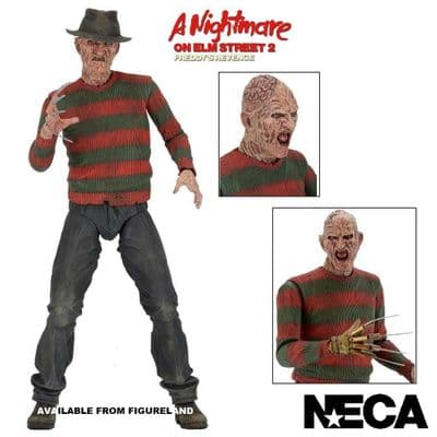 A NIGHTMARE ON ELM STREET PART 2 FREDDY'S REVENGE 1:4 SCALE FREDDY ACTION FIGURE FROM NECA