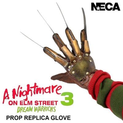 A NIGHTMARE ON ELM STREET PART 3 DREAM WARRIORS PROP REPLICA GLOVE FROM NECA