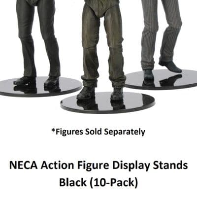ACTION FIGURE DISPLAY STANDS - BLACK (10-PACK) FROM NECA