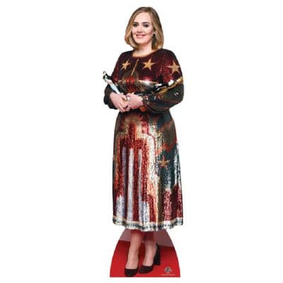 ADELE LIFE SIZE CARDBOARD CUT OUT