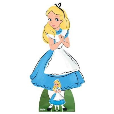 ALICE IN WONDERLAND CLASSIC ALICE DISNEY CARDBOARD CUT OUT