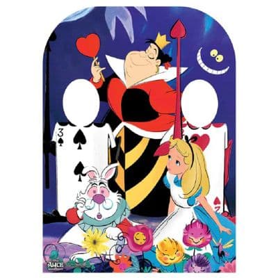 ALICE IN WONDERLAND CLASSIC QUEEN OF HEARTS DISNEY STAND IN CARDBOARD CUT OUT
