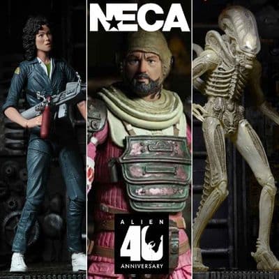 ALIEN 40TH ANNIVERSARY SERIES 1 ACTION FIGURES ASSORTMENT FROM NECA