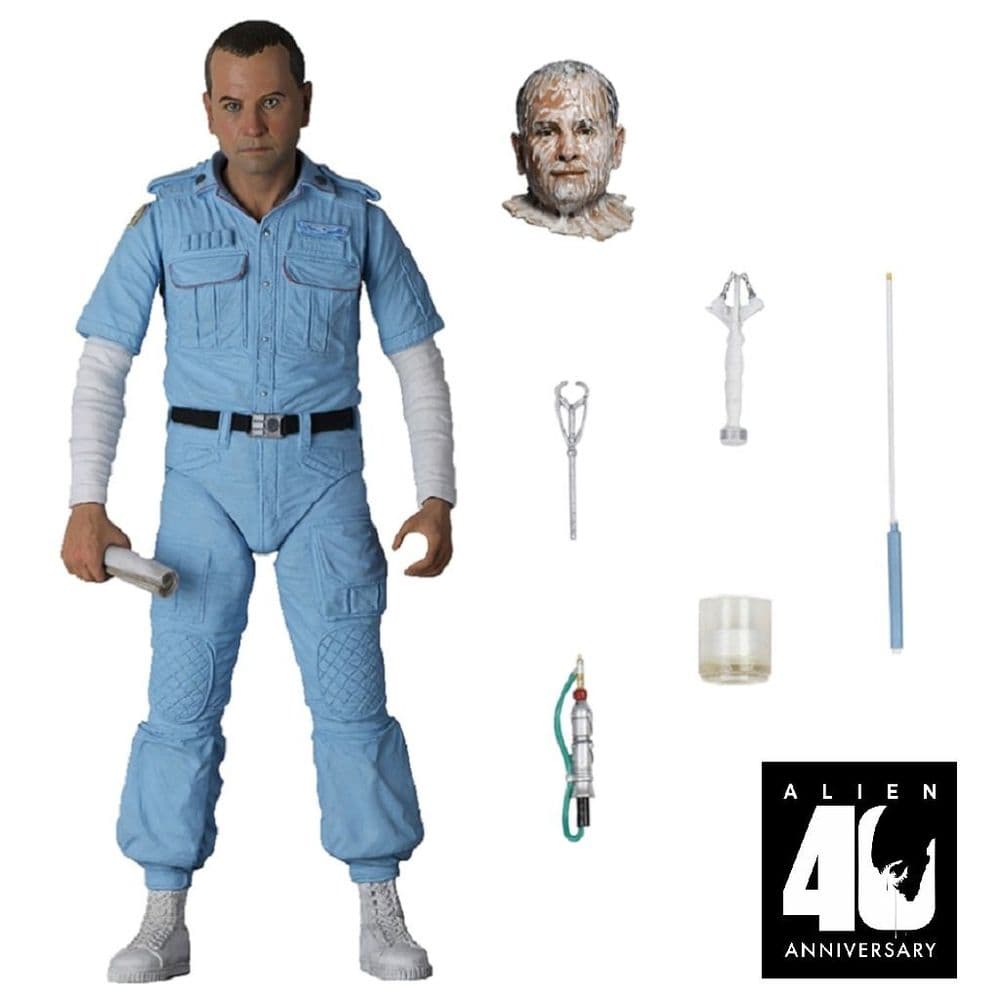 ALIEN 40TH ANNIVERSARY WAVE 3 7" SCALE ASH ACTION FIGURE FROM NECA
