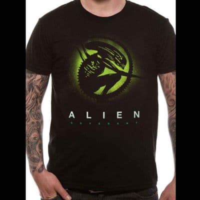 ALIEN COVENANT - SILLOUETTE - UNISEX T-SHIRT - BLACK