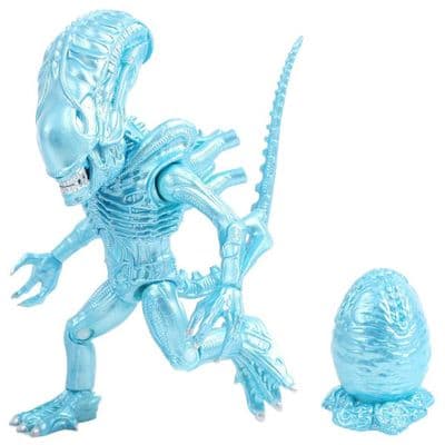 ALIENS ALIEN #4 ICE BLUE METALLIC ACTION VINYL FIGURE FROM THE LOYAL SUBJECTS