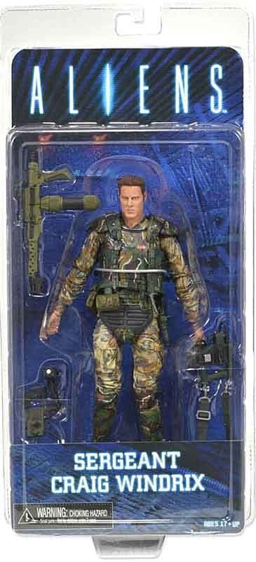 Figurine NECA Aliens - Sergent Craig Windrix - Colonial Marines Série 2 - 2013