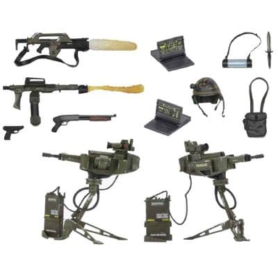 ALIENS USCM ARSENAL WEAPONS ACCESSORIES PACK FROM NECA
