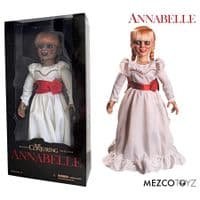 ANNABELLE 18 INCH ROTO PLUSH PROP REPLICA DOLL FROM MEZCO TOYZ