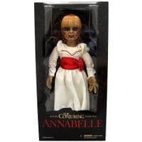 ANNABELLE 18 INCH ROTO PLUSH PROP REPLICA DOLL FROM MEZCO TOYZ