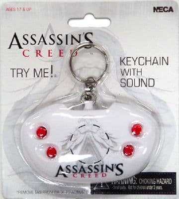 ASSASSIN'S CREED VIDEO GAME CONTROLLER KEYCHAIN WITH SOUND FROM NECA