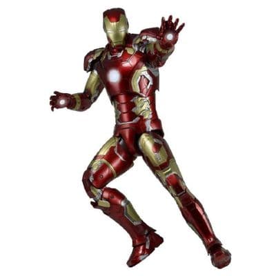 AVENGERS AGE OF ULTRON 1:4 SCALE IRON MAN MARK 43 ACTION FIGURE WITH LED LIGHTS FROM NECA