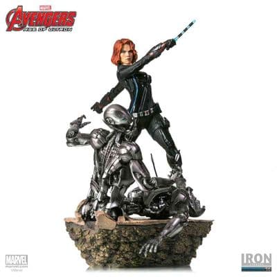 AVENGERS AGE OF ULTRON BLACK WIDOW 1:6 SCALE DIORAMA STATUE FROM IRON STUDIOS