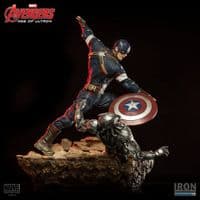 AVENGERS AGE OF ULTRON CAPTAIN AMERICA 1:6 SCALE DIORAMA STATUE FROM IRON STUDIOS