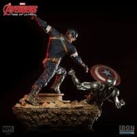 AVENGERS AGE OF ULTRON CAPTAIN AMERICA 1:6 SCALE DIORAMA STATUE FROM IRON STUDIOS