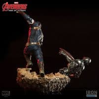 AVENGERS AGE OF ULTRON CAPTAIN AMERICA 1:6 SCALE DIORAMA STATUE FROM IRON STUDIOS