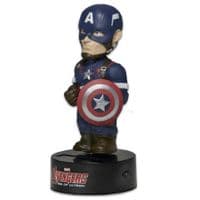 AVENGERS AGE OF ULTRON CAPTAIN AMERICA SOLAR POWERED BODY KNOCKER FROM NECA