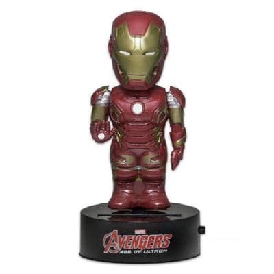 AVENGERS AGE OF ULTRON IRON MAN SOLAR POWERED BODY KNOCKER FROM NECA