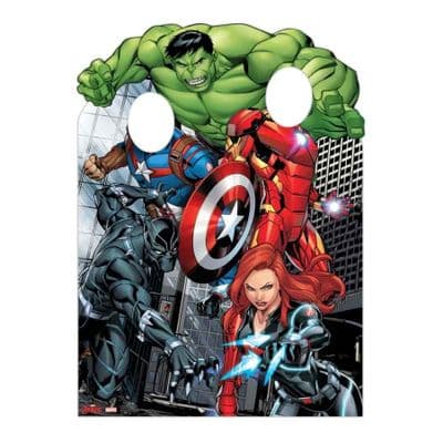 AVENGERS ASSEMBLE STAND IN CHILD SIZE CARDBOARD CUT OUT