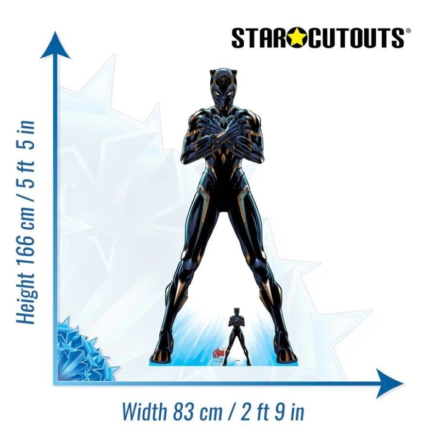 AVENGERS BLACK PANTHER SHURI COMIC STYLE CARDBOARD CUT OUT