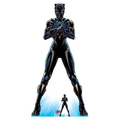 AVENGERS BLACK PANTHER SHURI COMIC STYLE CARDBOARD CUT OUT