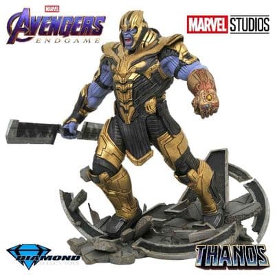 AVENGERS: ENDGAME MARVEL MOVIE MILESTONES STATUE ARMOURED THANOS FROM DIAMOND SELECT TOYS