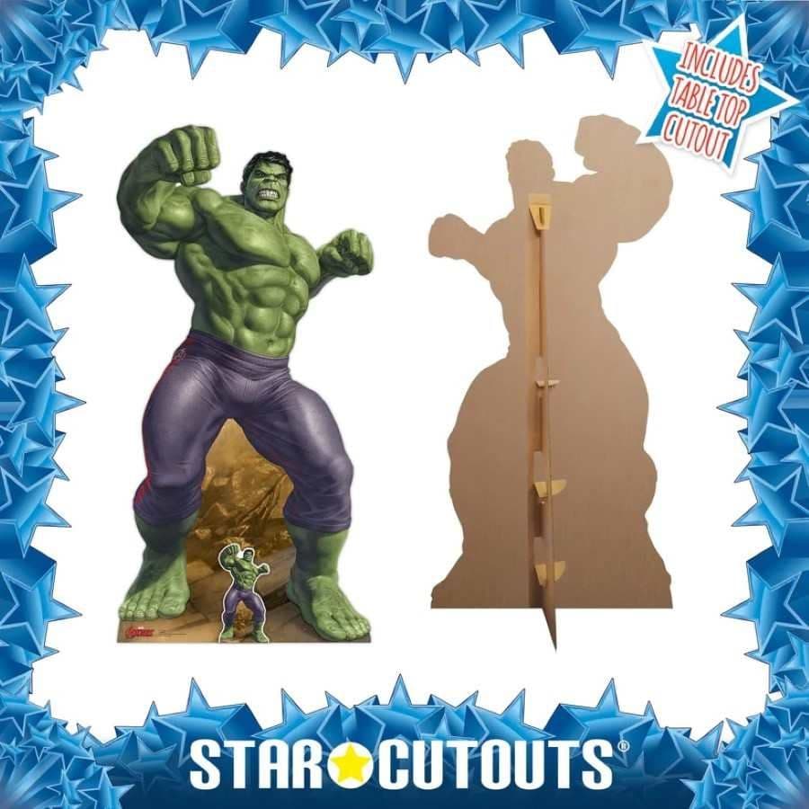 AVENGERS INCREDIBLE HULK LIFE SIZE CARDBOARD CUT OUT