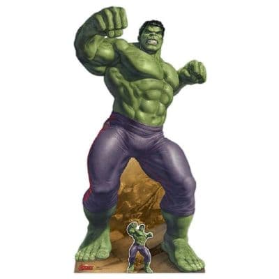 AVENGERS INCREDIBLE HULK LIFE SIZE CARDBOARD CUT OUT