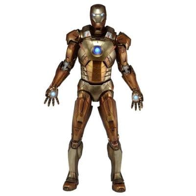 AVENGERS IRON MAN 1:4 SCALE MIDAS GOLD ARMOUR ACTION FIGURE FROM NECA
