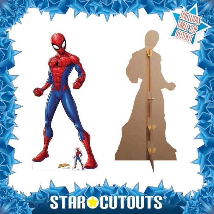 AVENGERS SPIDERMAN SPIDERVERSE LIFE SIZE CARDBOARD CUT OUT