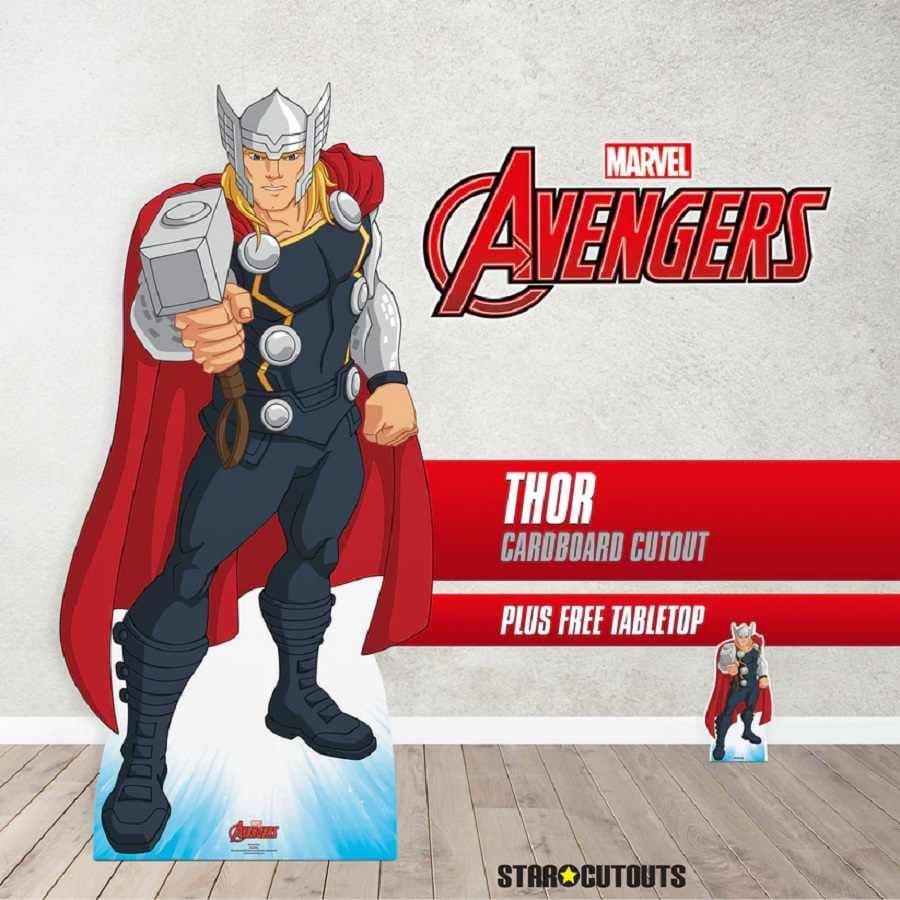 AVENGERS THOR COMIC STYLE CARDBOARD CUT OUT