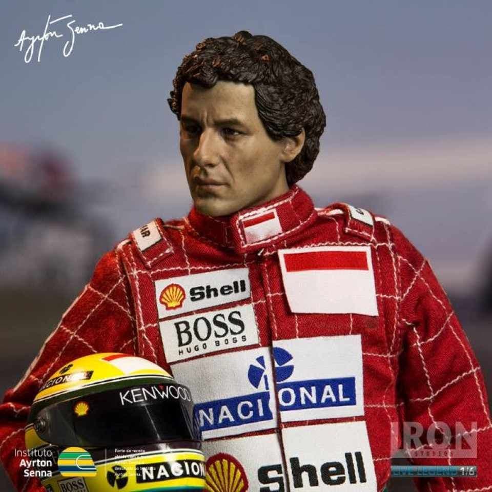 AYRTON SENNA 1993 GP SÃO PAULO 1 6 SCALE ACTION FIGURE FROM IRON STUDIOS