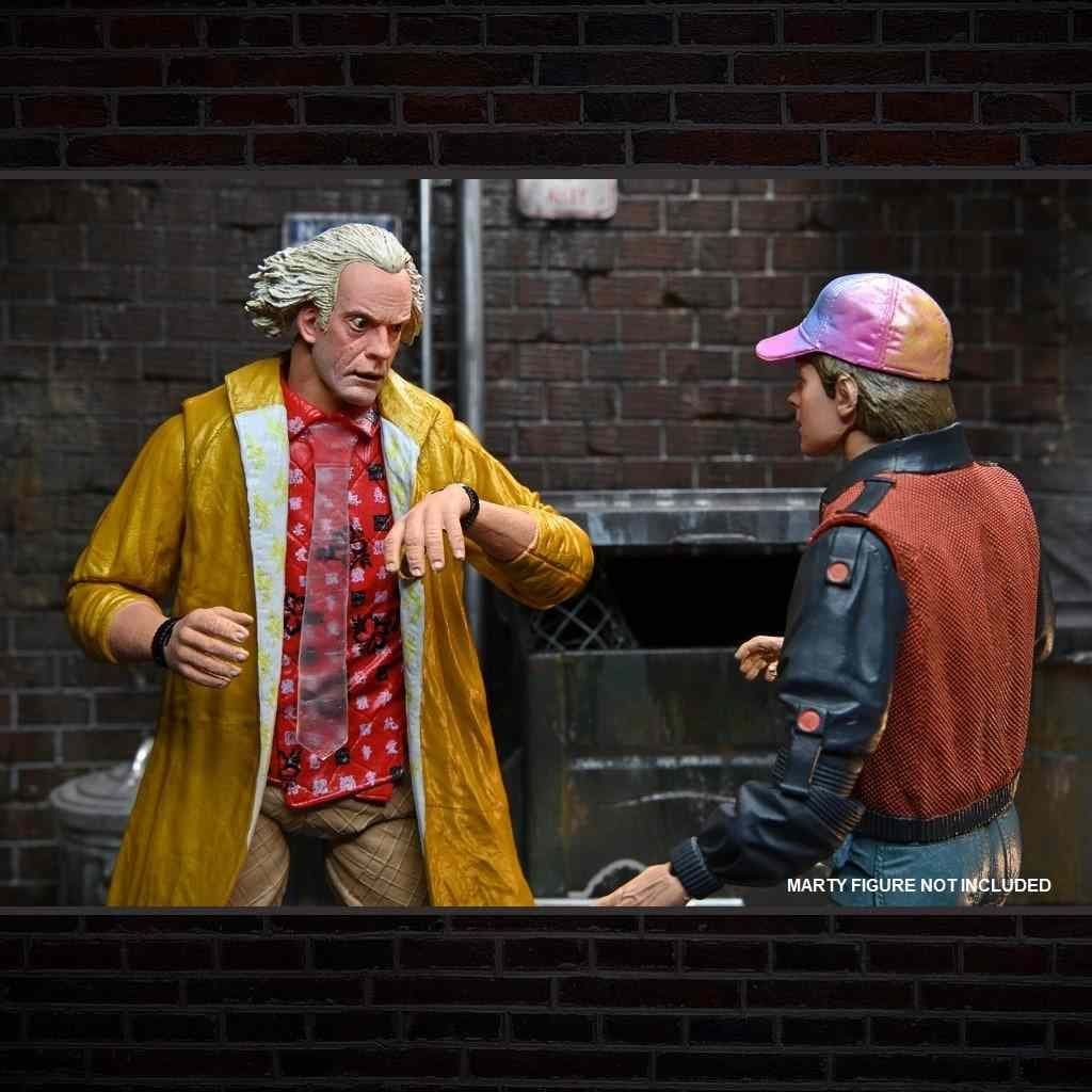 Action Figure DOC BROWN (2015) Da Ritorno Al Futuro 2 – NECA 7 Pollici (18 Cm)