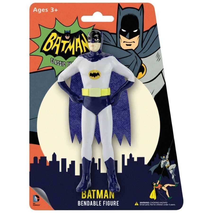 BATMAN 1966 CLASSIC TV SERIES BATMAN BENDABLE FIGURE FROM NJ CROCE