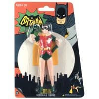 BATMAN 1966 CLASSIC  TV SERIES ROBIN BENDABLE FIGURE FROM NJ CROCE