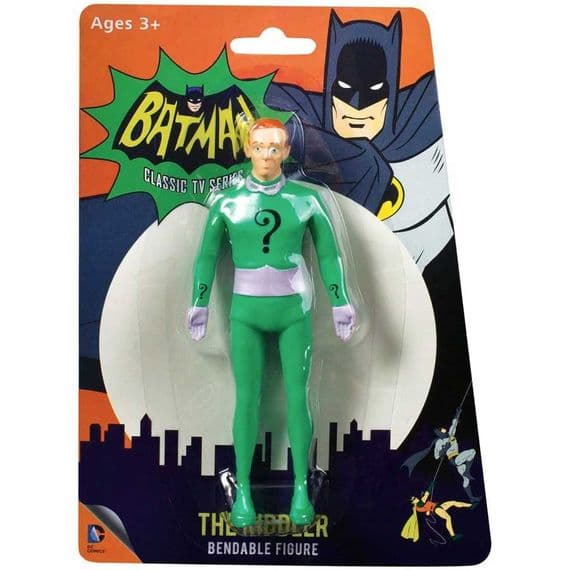 BATMAN 1966 CLASSIC  TV SERIES THE RIDDLER BENDABLE FIGURE FROM NJ CROCE