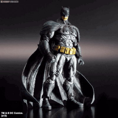 BATMAN ARKHAM CITY PLAY ARTS KAI BATMAN THE DARK KNIGHT RETURNS SKIN FROM SQUARE ENIX