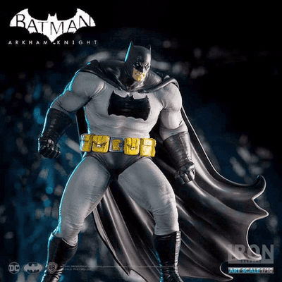 BATMAN ARKHAM KNIGHT BATMAN DARK KNIGHT DLC SERIES 1:10 ART SCALE STATUE FROM IRON STUDIOS