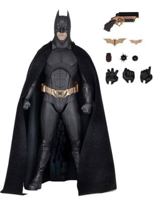 BATMAN BEGINS BATMAN (CHRISTIAN BALE) 1:4 SCALE ACTION FIGURE FROM NECA
