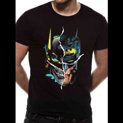 BATMAN GOTHAM FACE UNISEX T-SHIRT BLACK