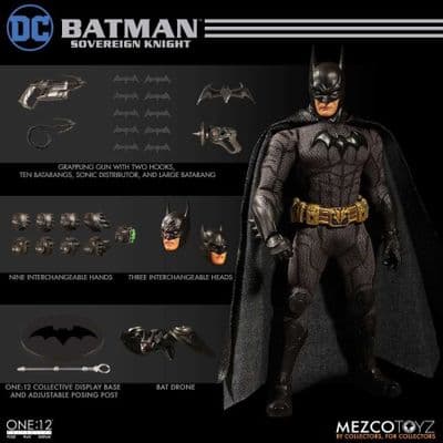 BATMAN ONE:12 COLLECTIVE SOVEREIGN KNIGHT ACTION FIGURE FROM MEZCO TOYZ