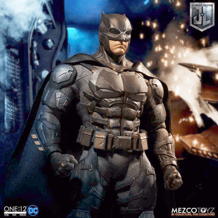 MezcoおもちゃOne : 12?Collective : DC Justice LeagueムービーTacticalバットマンアクションフィギュア z2zed1b BATMAN ONE 12 COLLECTIVE TACTICAL SUIT BATMAN ACTION FIGURE FROM