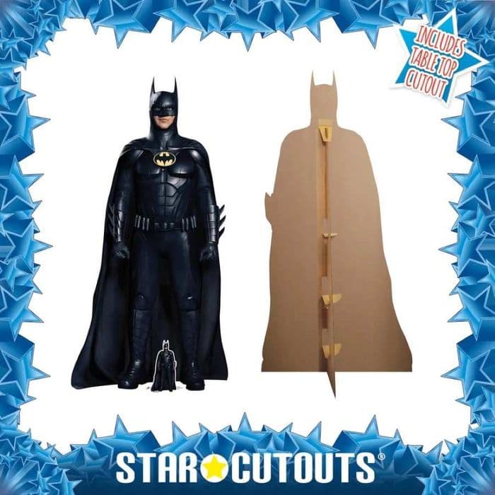 BATMAN THE FLASH MICHAEL KEATON LIFE SIZE CARDBOARD CUT OUT