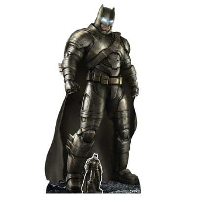 BATMAN V SUPERMAN ARMOURED SUIT BATMAN BEN AFFLECK LIFE SIZE CARDBOARD CUT OUT
