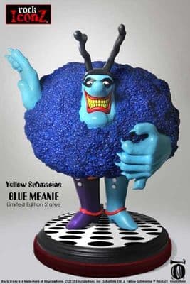 BEATLES YELLOW SUBMARINE BLUE MEANIE ROCK ICONZ STATUE FROM KNUCKLEBONZ
