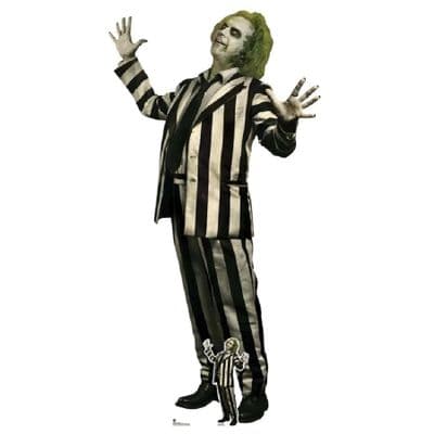 BEETLEJUICE BEETLEJUICE MICHAEL KEATON LIFE SIZE CARDBOARD CUT OUT