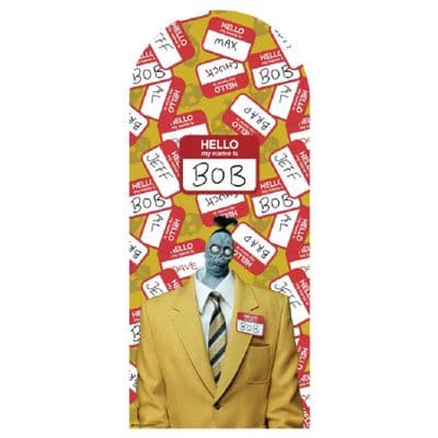 BEETLEJUICE BEETLEJUICE MY NAME IS BOB BACKDROP CARDBOARD CUT OUT