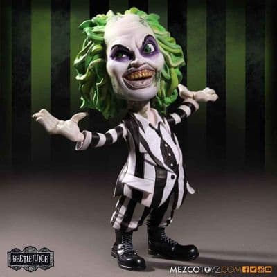 BEETLEJUICE STYLIZED ROTO VINYL ACTION FIGURE FROM MEZCO TOYZ